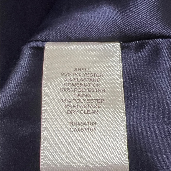 ELIZA J Navy Blue Jersey Criss-Cross Gown Size 8 - Picture 17 of 17